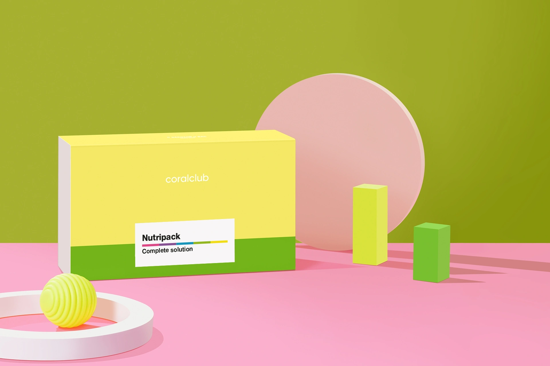 Complete set of Nutripack products in a cozy lifestyle setting