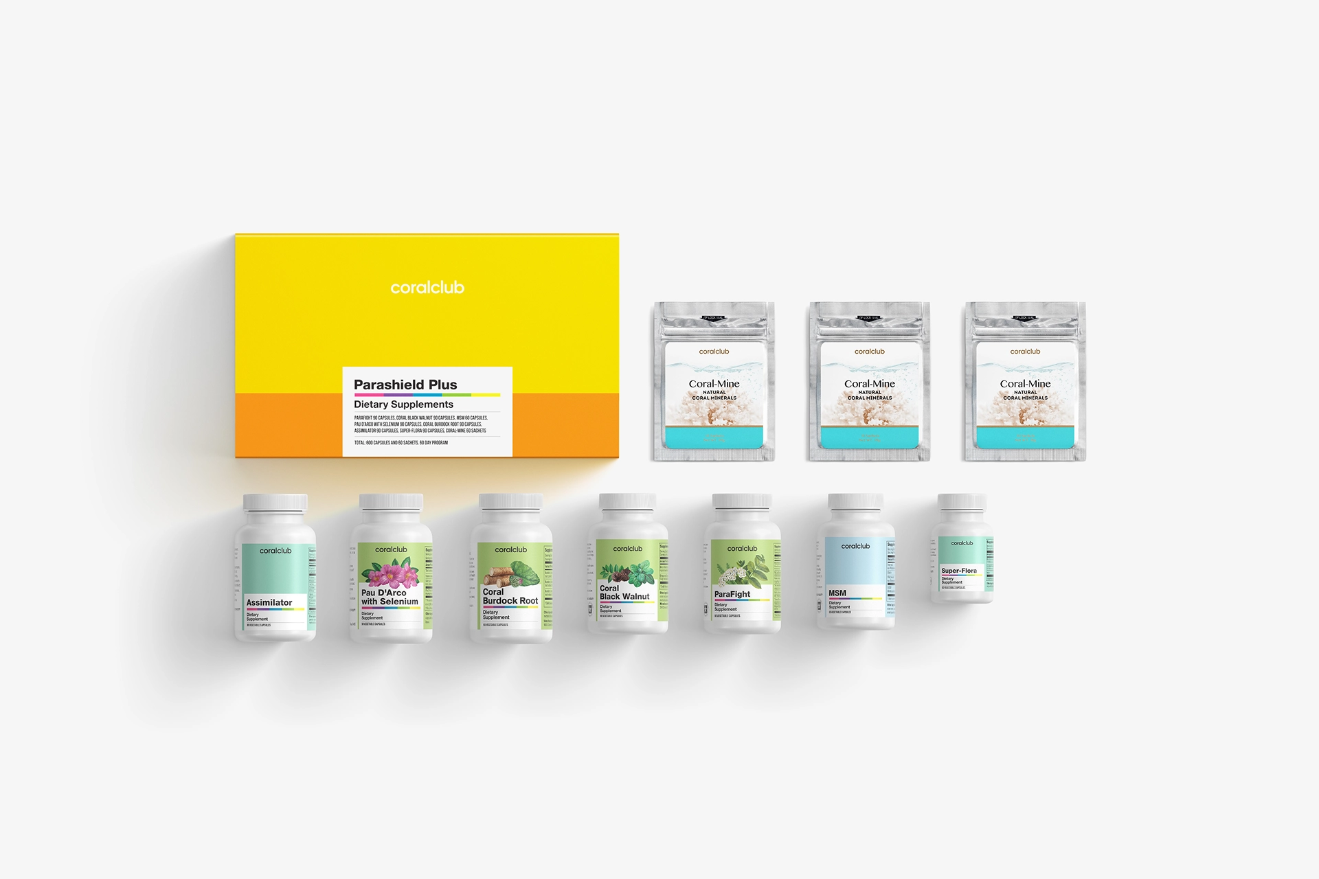 Products of the extended Parashield Plus protocol lined up
