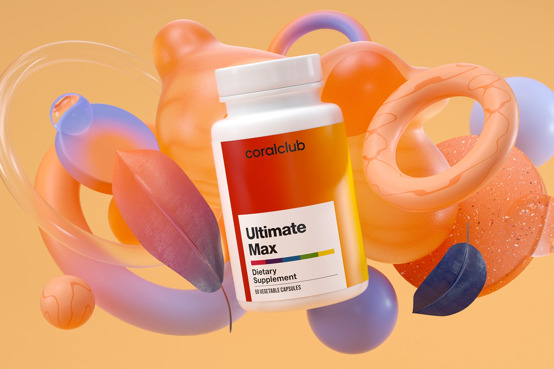 Convenient format of using Ultimate Max capsules alongside elements of a healthy diet